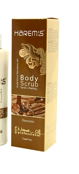 Çikolatalı Body Scrub Vücut Temizleme Jeli