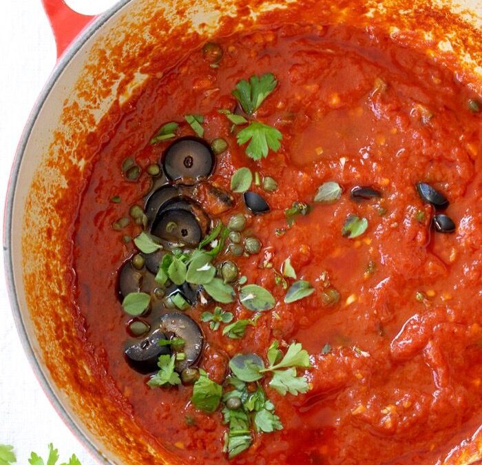 Puttanesca Sos & Puttanesca Pizza Tarifi