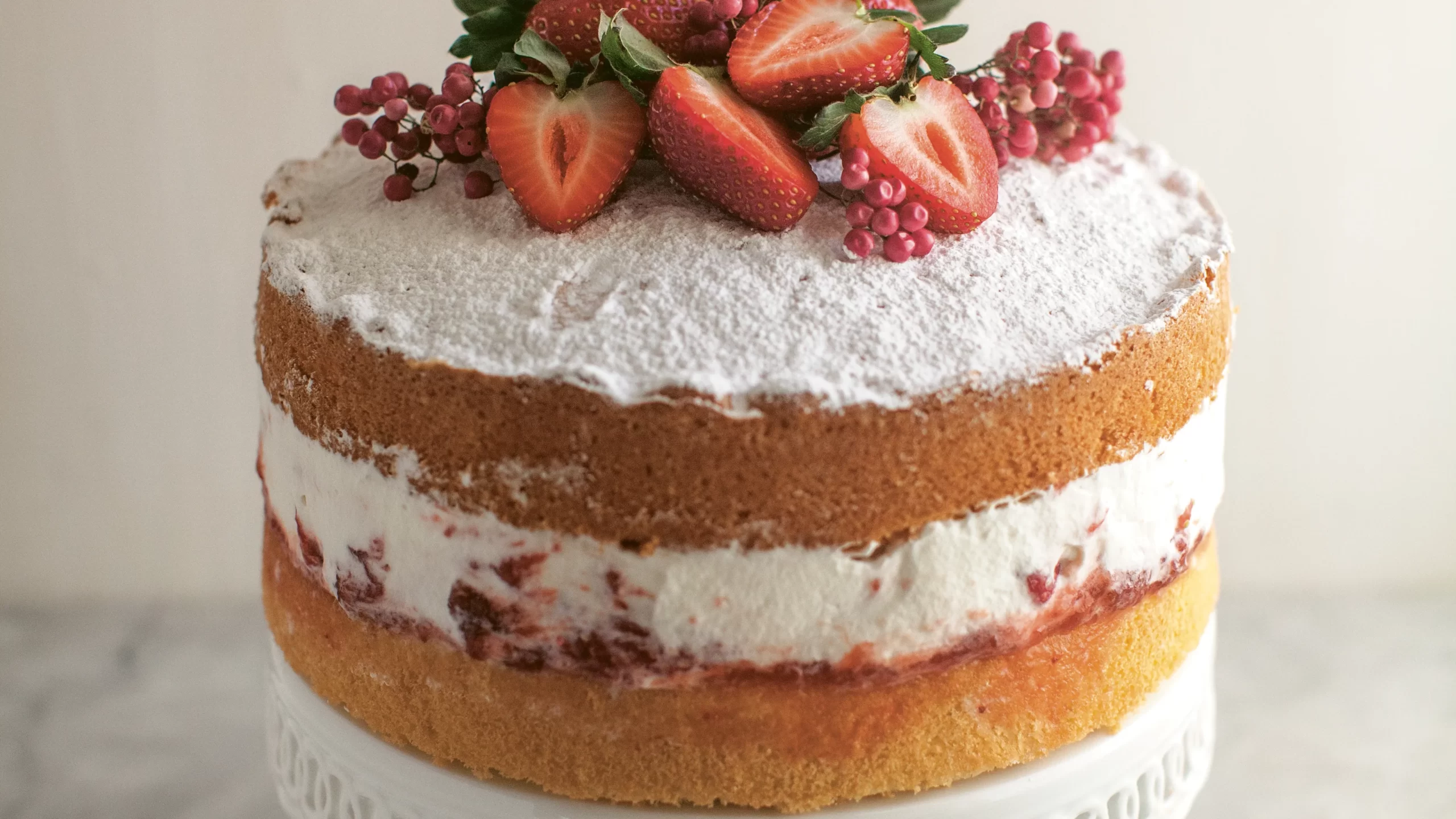 Victoria Sponge Cake Tarifi