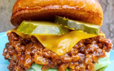 Sloppy Joe dağınık hamburger
