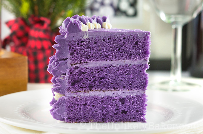 ube cake tarifi