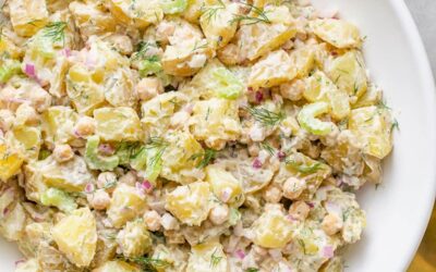 Alman Usulü Nohutlu Patates Salatası Tarifi