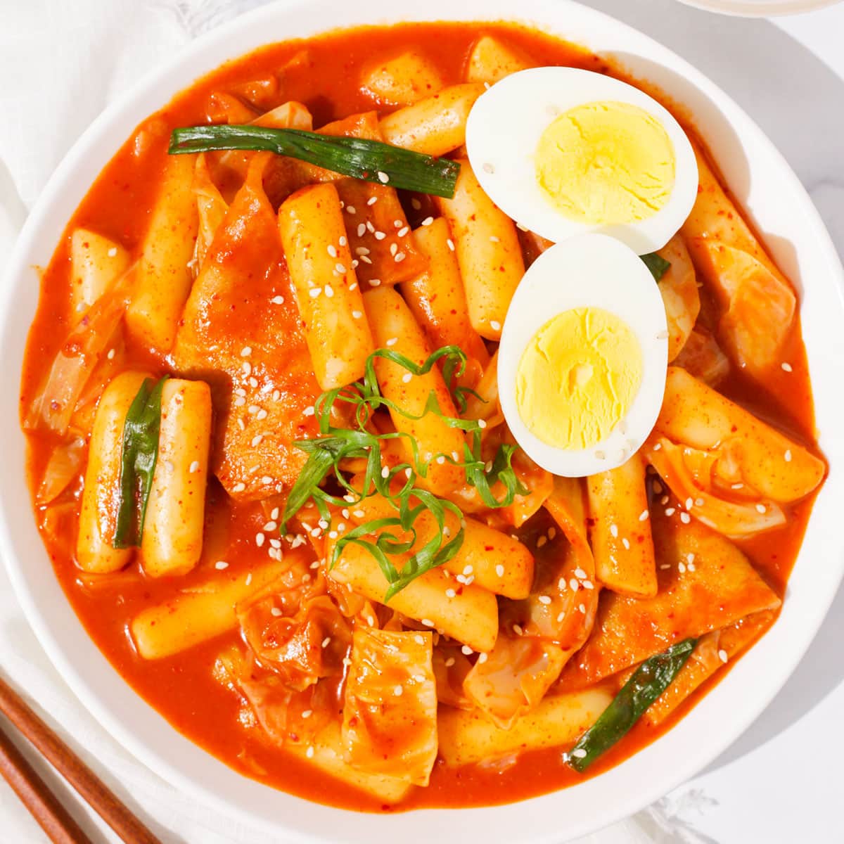 Tteokbokki yapımı