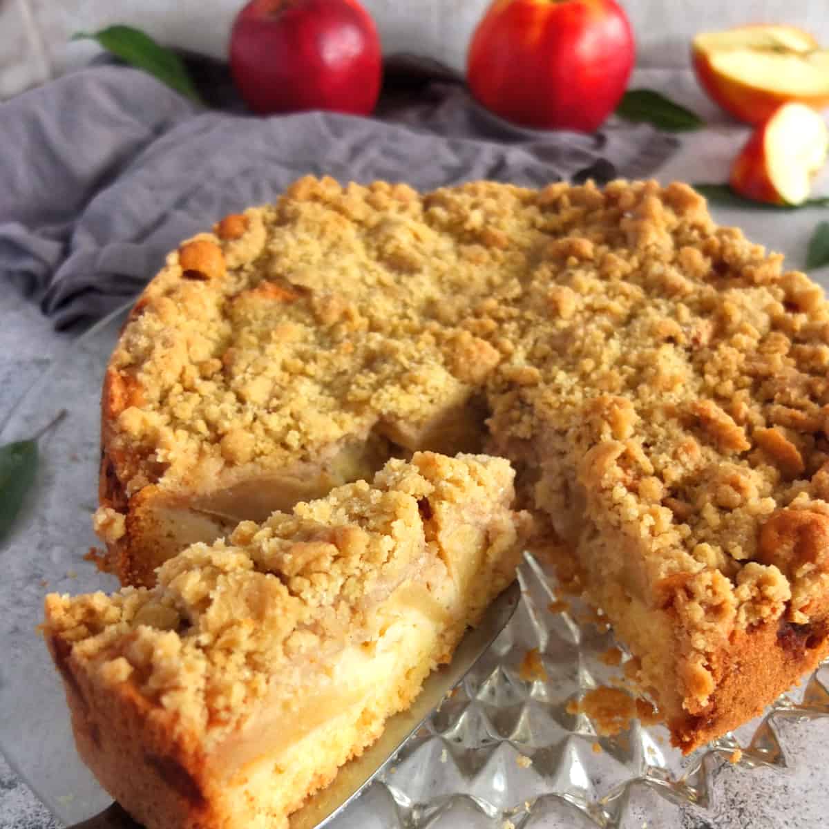 Elmalı Crumble Kek Tarifi