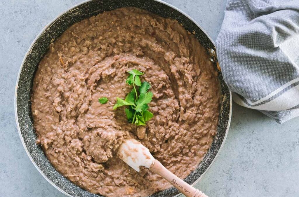 Fasülye Püresi Frijoles Refritos