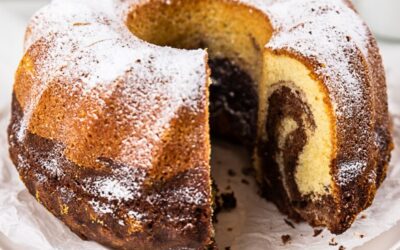 Marmorkuchen: Lezzetli Çikolata Vanilya Kek
