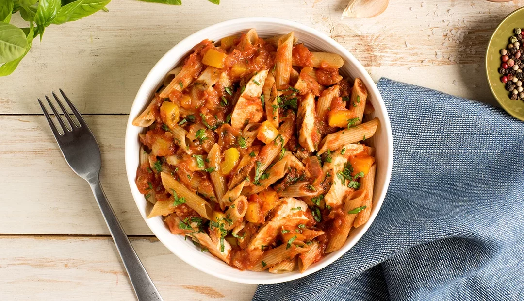 Penne rigate sosu