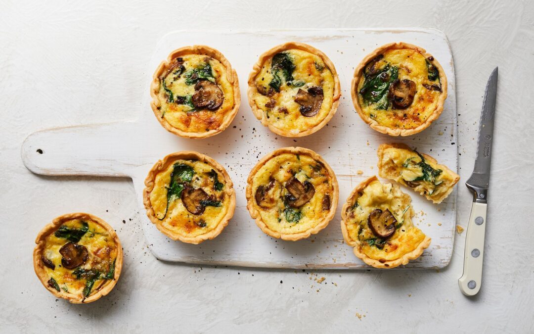 Ispanaklı Mini Kiş Tarifi