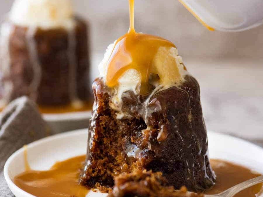 sticky toffee pudding tarifi