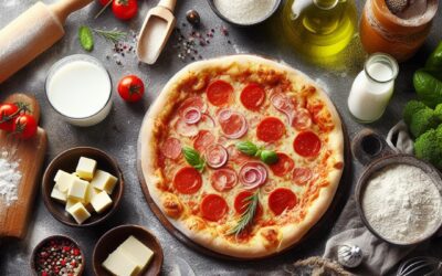10 Dakikada Pizza Tarifi