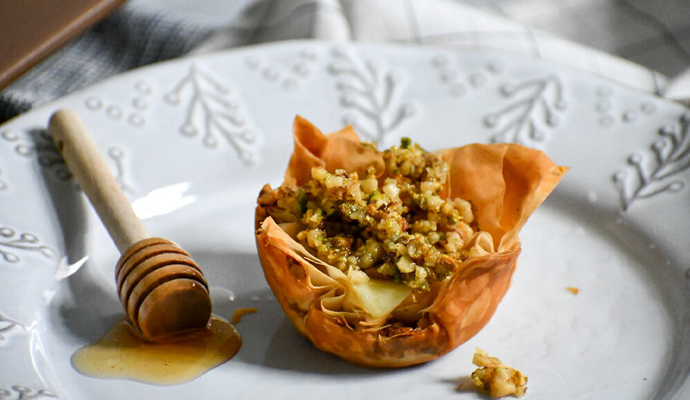 mini baklava cheesecake tarifi