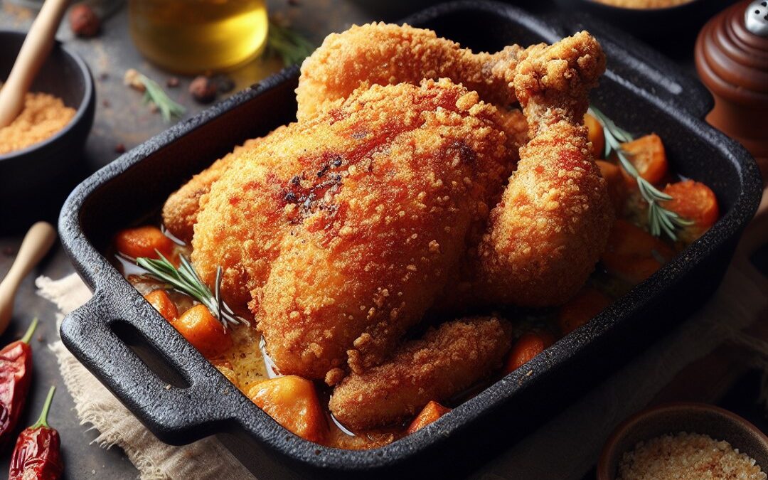 Pane Harcı ile Tavuk Kızartma
