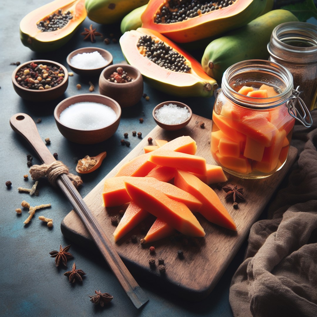 Papaya Turşusu Yapımı