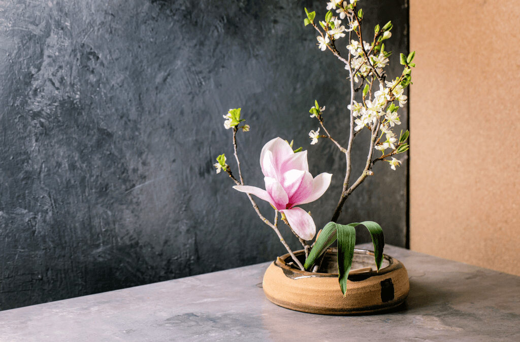 ikebana çiçek düzenleme sanatı