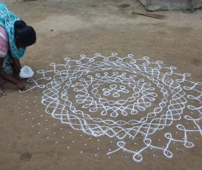 Kolam Sanatı: Renkli Hindistan