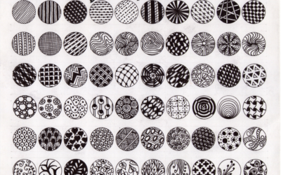 Zentangle Çalışması, Kolay Örnekler