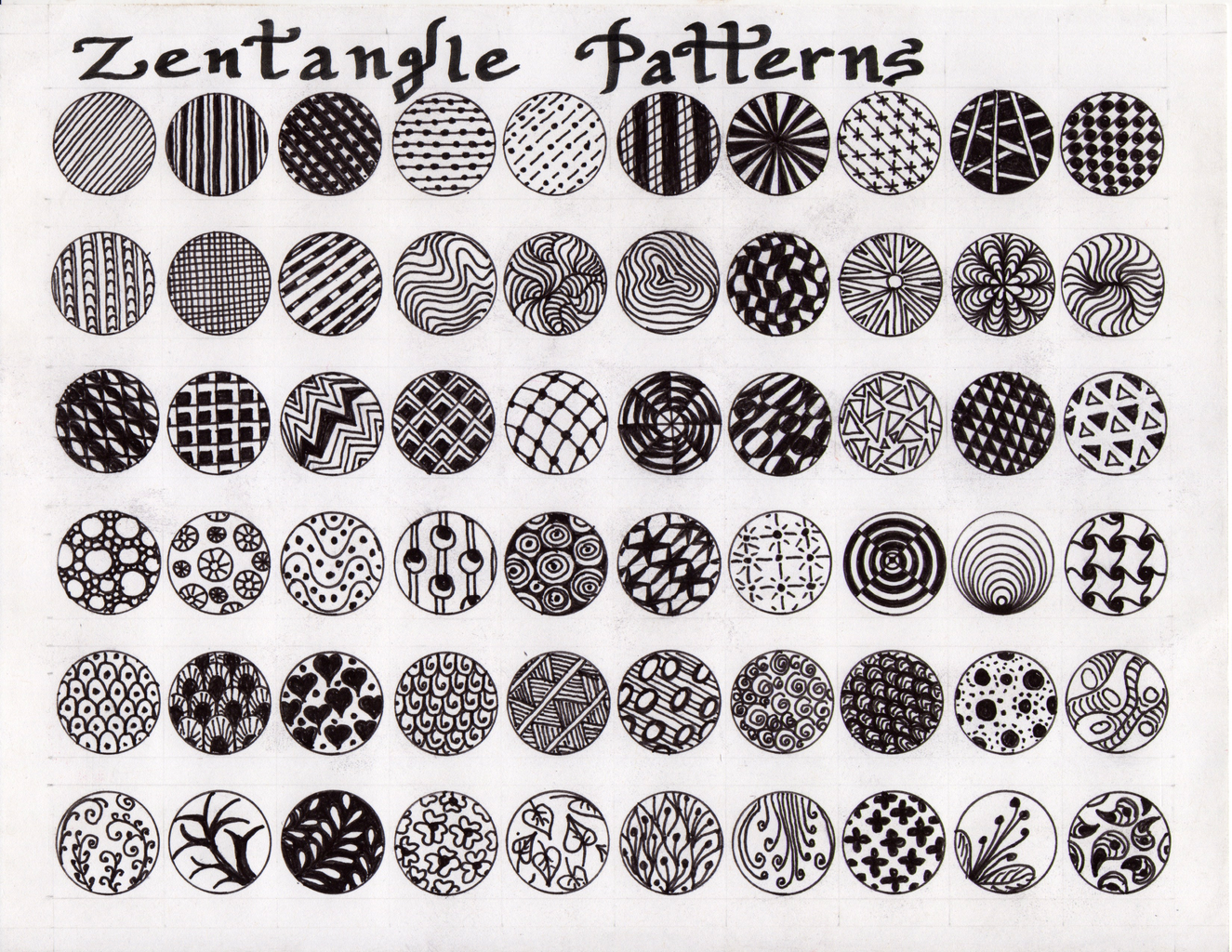 zentangle çalışması