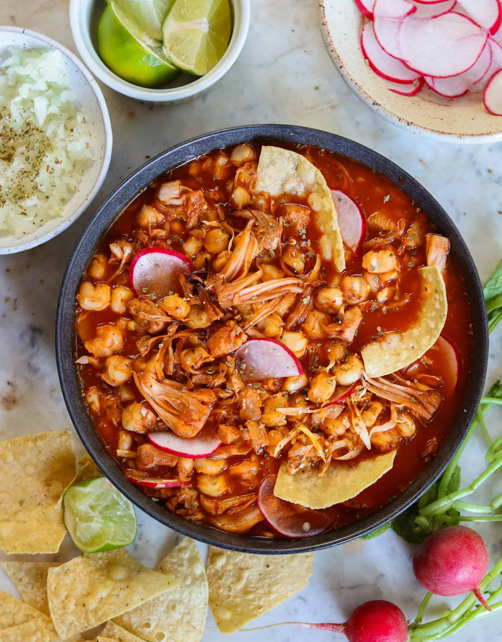 Pozole Rojo (Kırmızı Posole) Tarifi