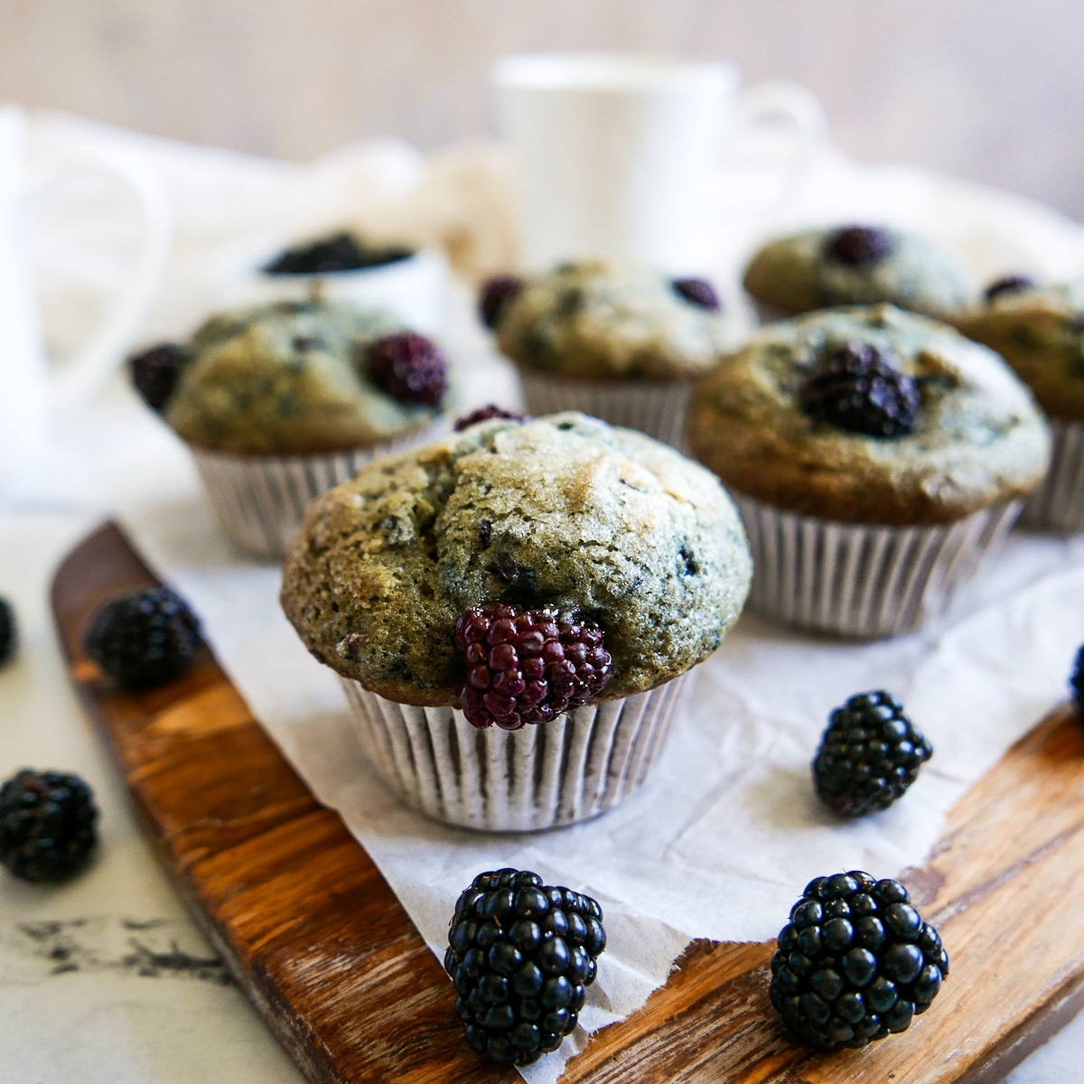 Blackberry Swirl Muffin Tarifi