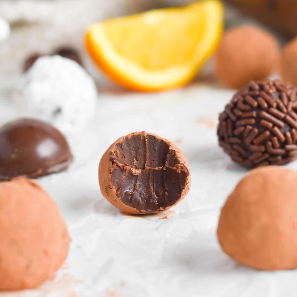 Portakallı Çikolatalı Truffle Tarifi