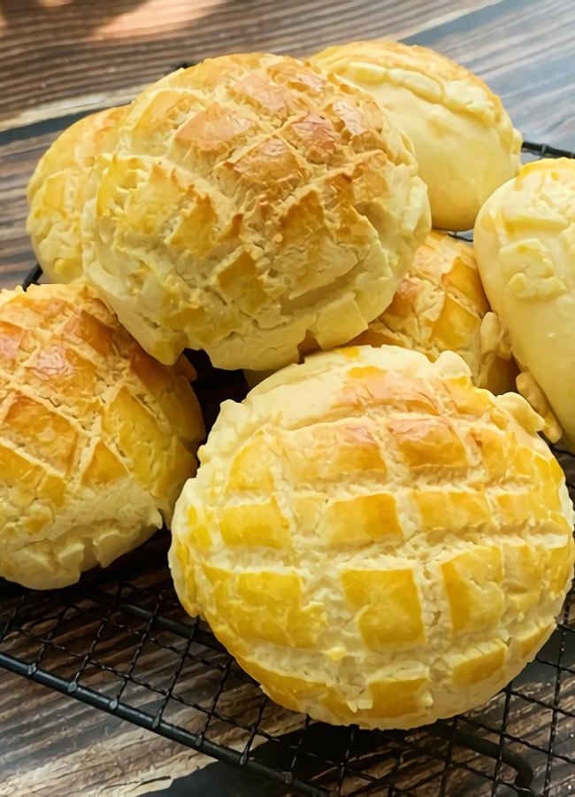 pineapple bun tarifi