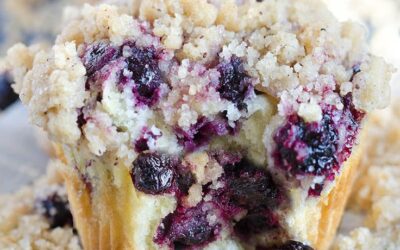 Blueberry Crumble Muffin Tarifi