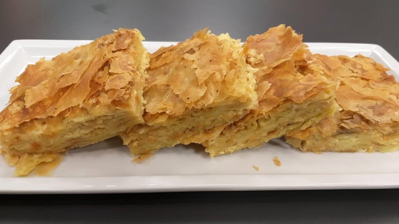 Byrek me Qumesht sütlü börek tarifi