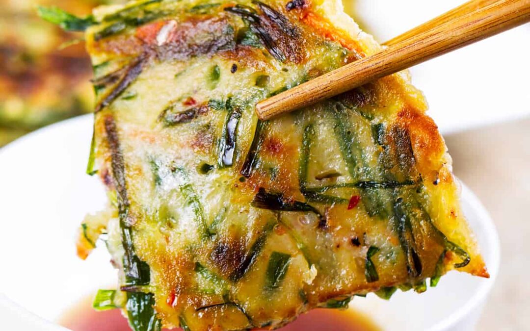 Pajeon Yeşil Soğanlı Krep Tarifi