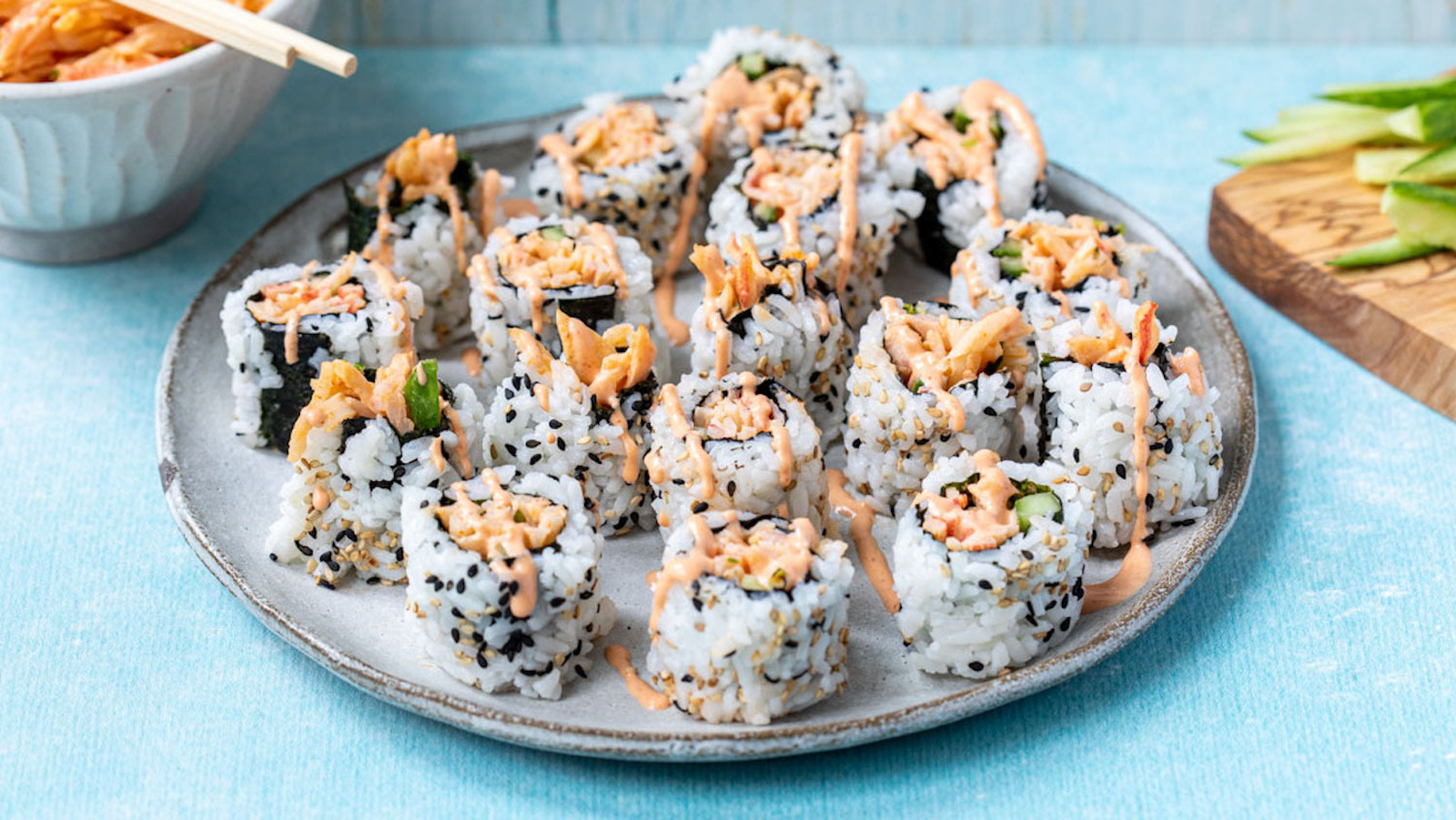 Tornado Crab Roll Sushi tarifi