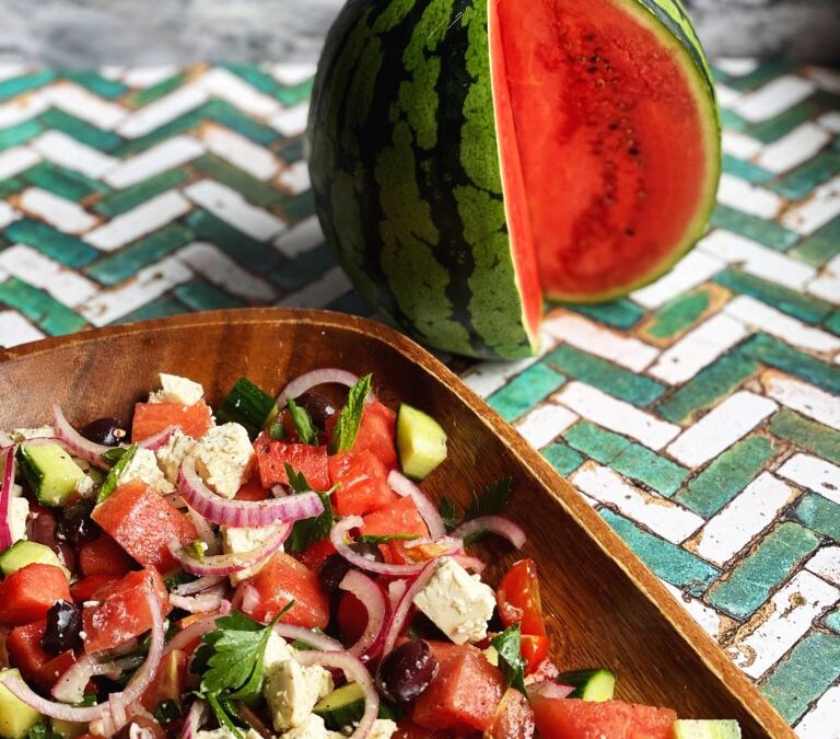Yunan Usulü Karpuz Salatası Tarifi