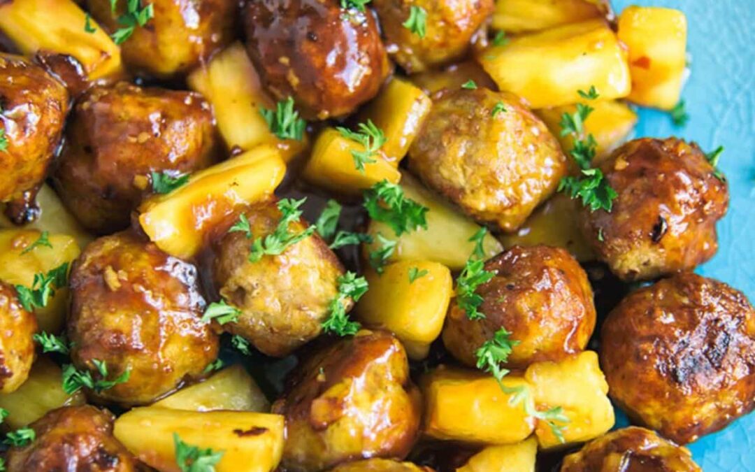 Ananaslı Köfte tarifi asya mutfağı