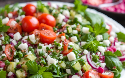 İran Şirazi Salatası Tarifi: Taze ve Ferah Bir Lezzet