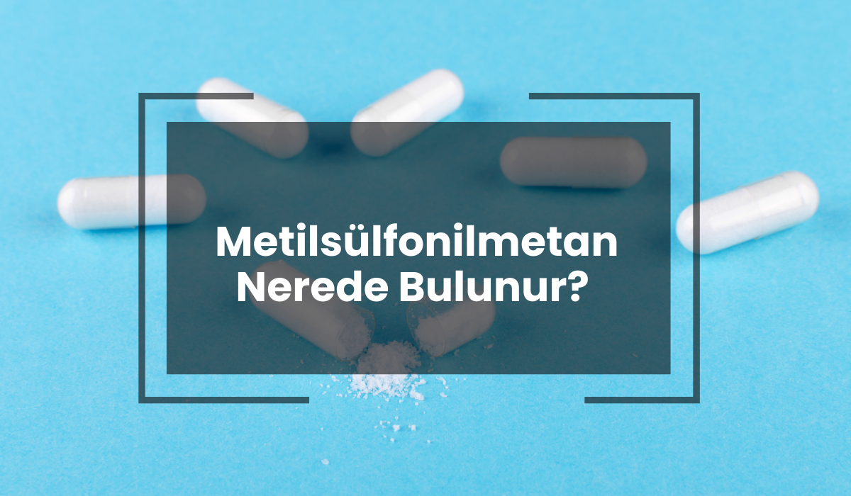 Metilsülfonilmetan Nerede Bulunur?