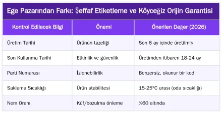 Ege Pazarından Farkı: Şeffaf Etiketleme ve Köyceğiz Orijin Garantisi — Etiket ve Sertifika Okuma: Güvenilir Sığla Yağı Satın Alırken Nelere Dikkat Edilmeli?