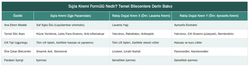 Sığla Kremi Formülü Nedir? Temel Bileşenlere Derin Bakış — Sığla Kreminin Formülü: Saf Sığla Özü ve Diğer Doğal Bileşenlerin Analizi