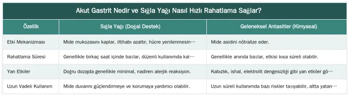 Akut Gastrit Nedir ve Sığla Yağı Nasıl Hızlı Rahatlama Sağlar? — Ağrı ve Yanma İçin Sığla Yağı: Akut Gastrit Ataklarında Hızlı Rahatlama
