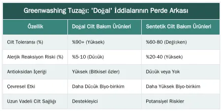 Greenwashing Tuzağı: 'Doğal' İddialarının Perde Arkası — Bir Cilt Bakım Ürününün 'Doğal' Olduğu Etiketinden Nasıl Anlaşılır?