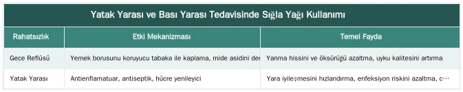 Yatak Yarası ve Bası Yarası Tedavisinde Sığla Yağı Kullanımı — Gece Reflüsü ve Yatak Yarası İçin Sığla Yağı Kürü Nasıl Uygulanır?