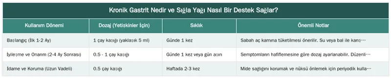 Kronik Gastrit Nedir ve Sığla Yağı Nasıl Bir Destek Sağlar? — Kronik Gastrit Semptomları İçin Sığla Yağı Ne Kadar Süre Kullanılmalı?