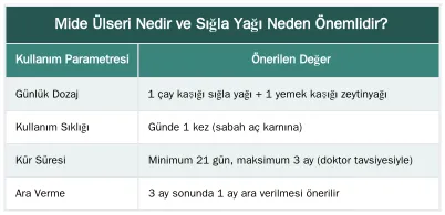 Mide Ülseri Nedir ve Sığla Yağı Neden Önemlidir? — Mide Ülseri (Peptik Ülser) İçin Sığla Yağı Nasıl Kullanılır? (Doğal Kür Tarifi)