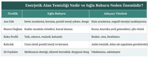 Enerjetik Alan Temizliği Nedir ve Sığla Buhuru Neden Önemlidir?